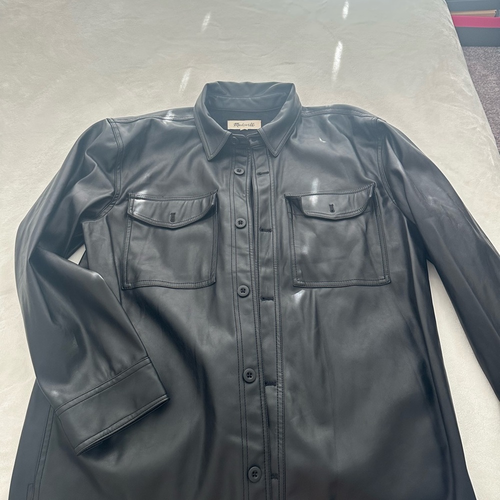Madewell Black Button Down Shirt